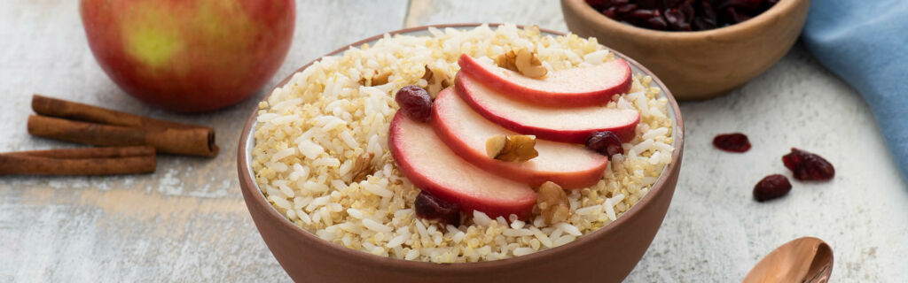 Apple Cinnamon Breakfast Jasmine Rice & Quinoa