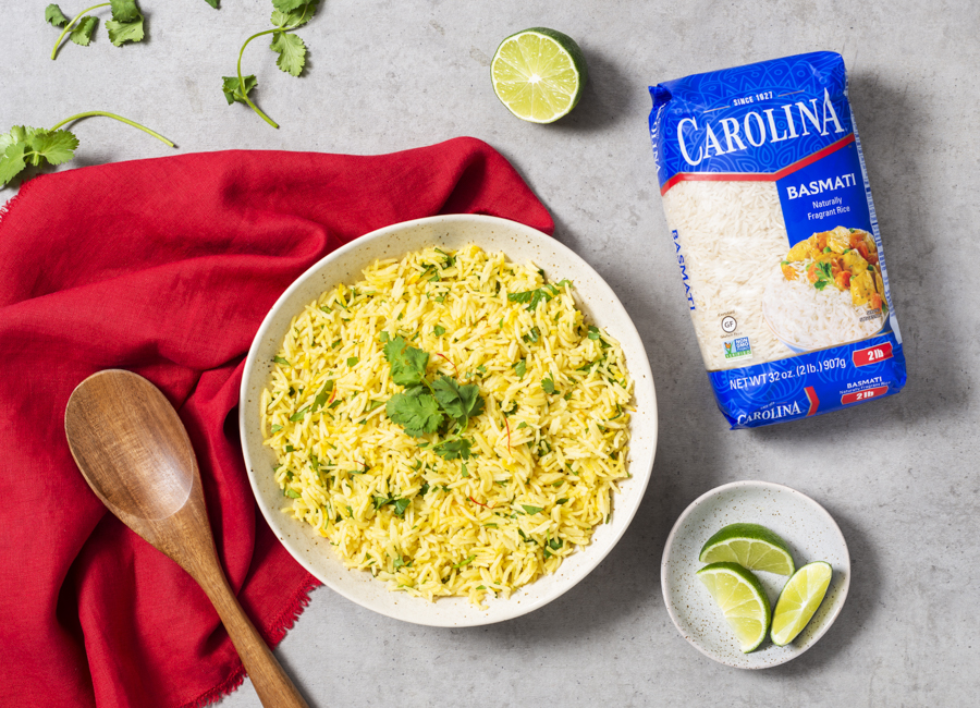 Cilantro Lime Basmati Rice Recipe with Saffron | Carolina® Rice