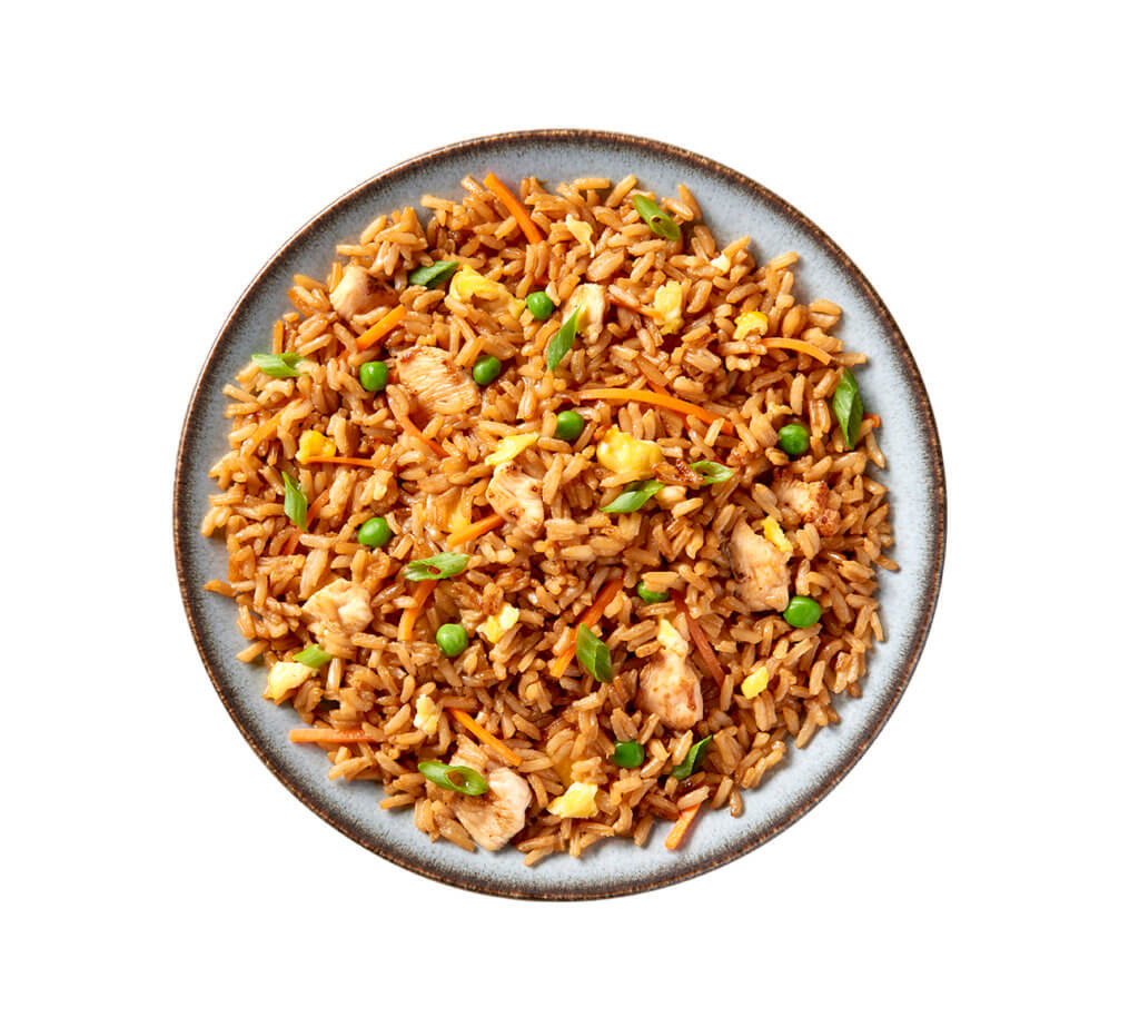 Arroz frito tradicional con pollo y arroz jazmín | Arroz Carolina®