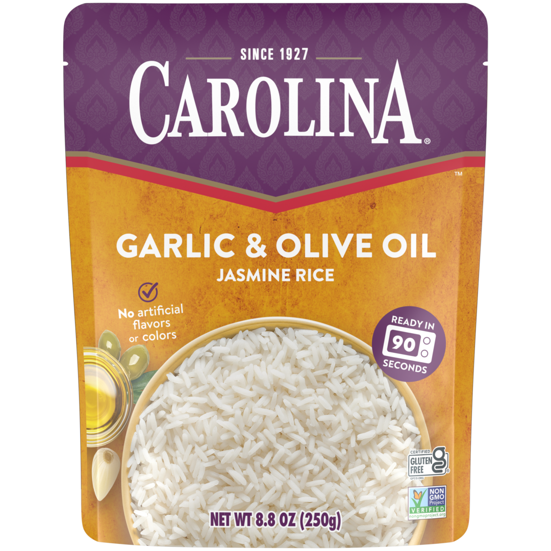 Ready to Heat Garlic & Olive Oil Jasmine Rice