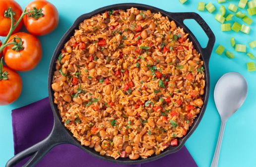 Rice and Beans skillet dinner recipe