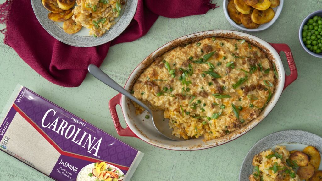 Tuna Casserole with Jasmine Rice and Canned Tuna