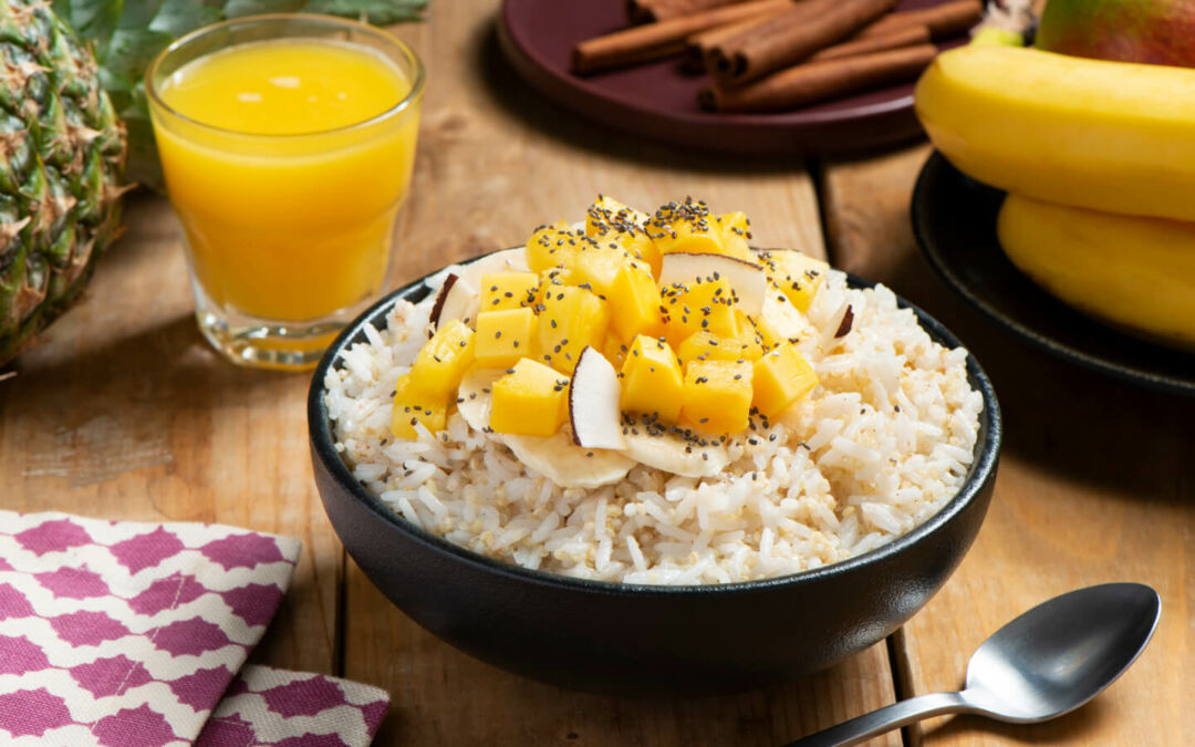 Ideas con arroz para el desayuno