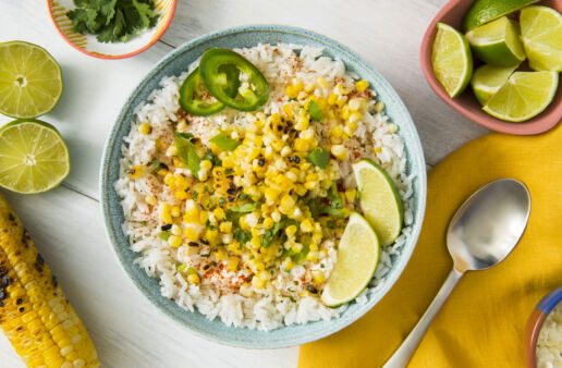 mexican-street-corn-with-jalapenos-lime-and-white-rice