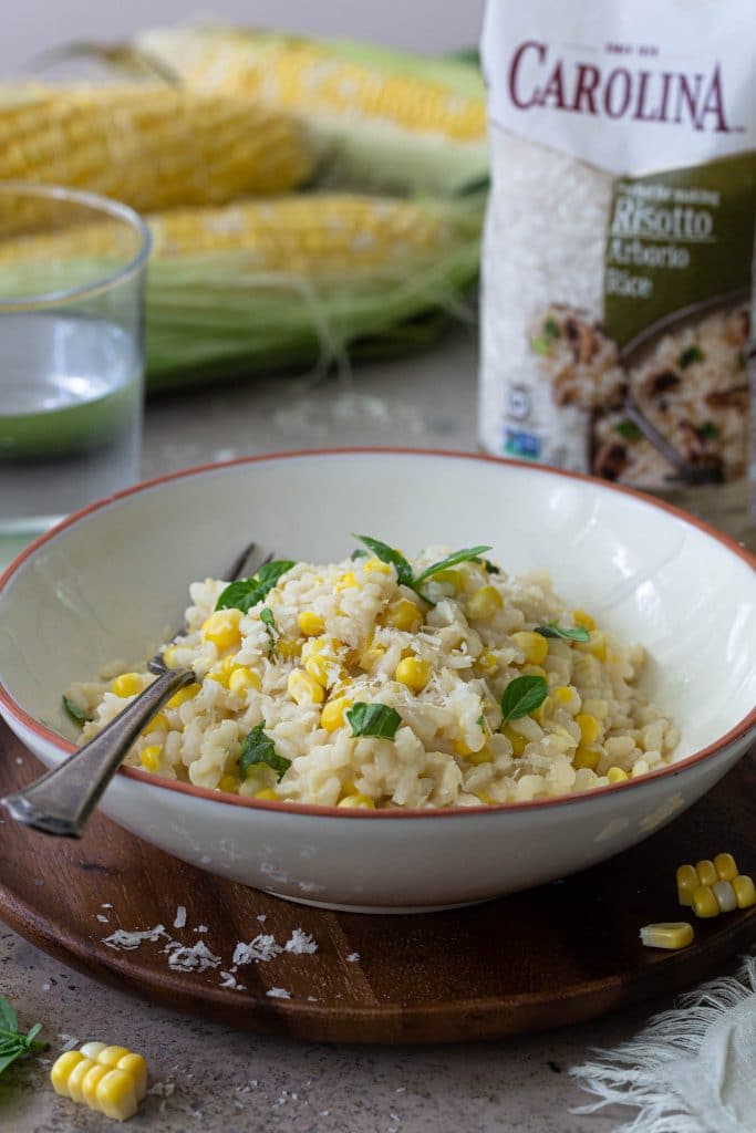 Sweet Creamed Corn Risotto Recipe Carolina® Rice