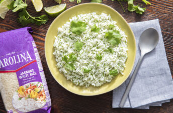 Cilantro lime rice with jasmine