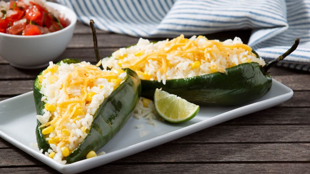 Stuffed-Poblano-Peppers-with-Rice-and-Cheese