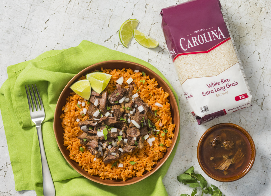 Receta de birria de res y arroz con tomate | Arroz Carolina®