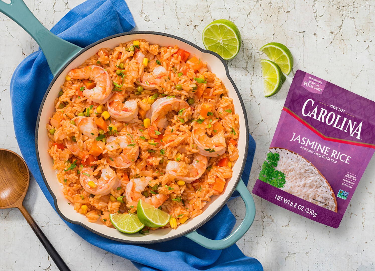 Mexican Rice and Quinoa with Shrimp